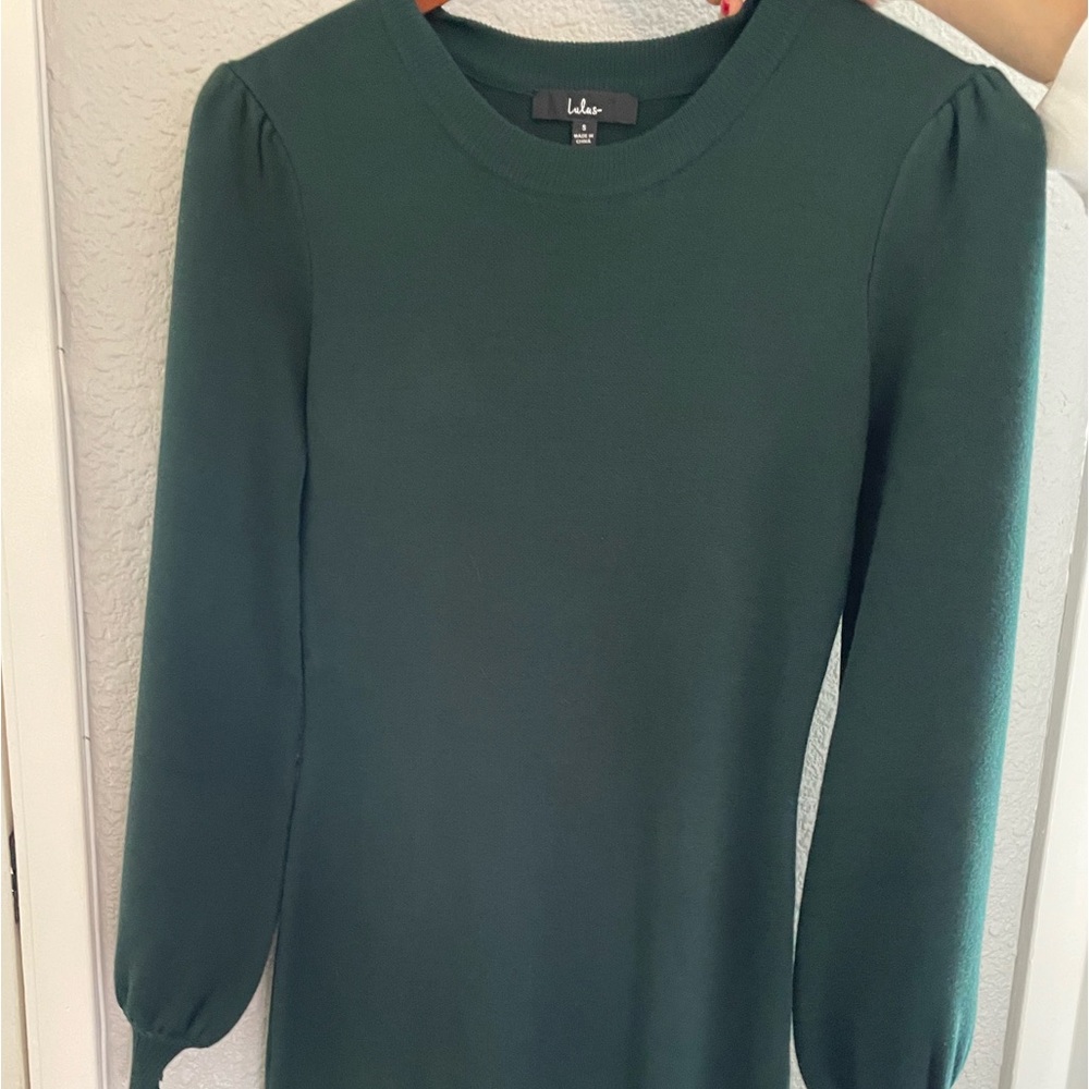 Lulu's Green Midi Dress